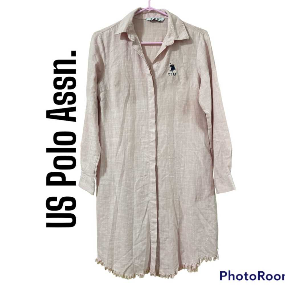 Soft Pink Shirt Dress